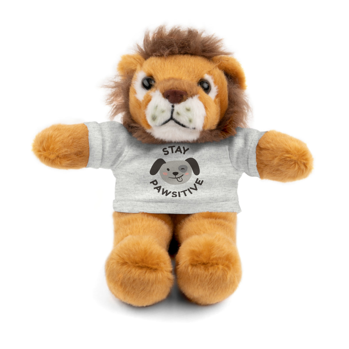 Stay Pawsitive Stuffed Animal | Cute Positive Encouragement Gift