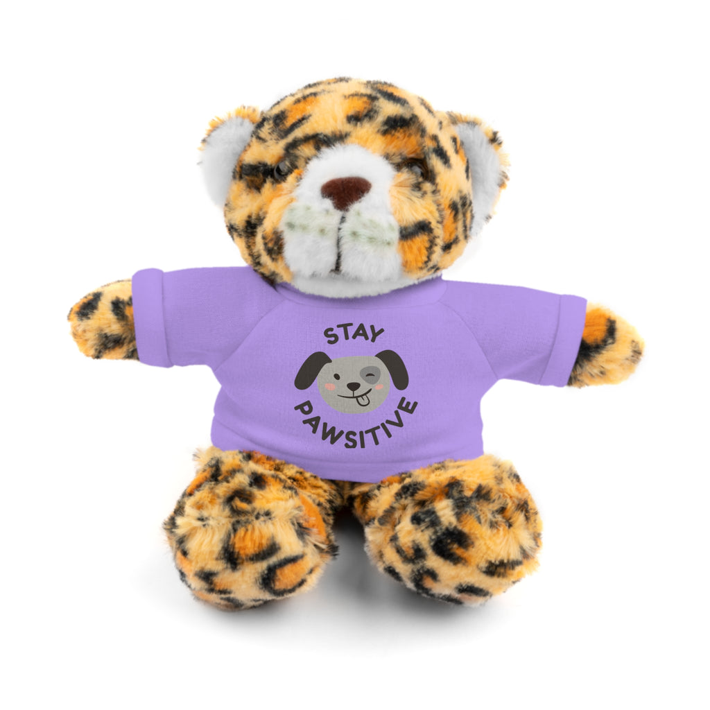 Stay Pawsitive Stuffed Animal | Cute Positive Encouragement Gift