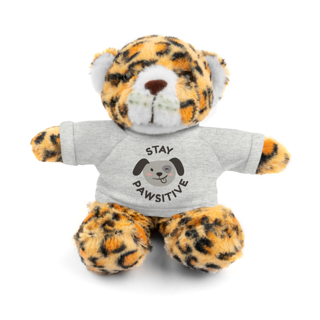 Stay Pawsitive Stuffed Animal | Cute Positive Encouragement Gift