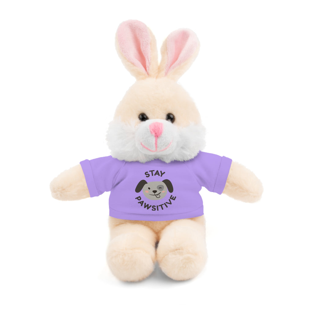 Stay Pawsitive Stuffed Animal | Cute Positive Encouragement Gift