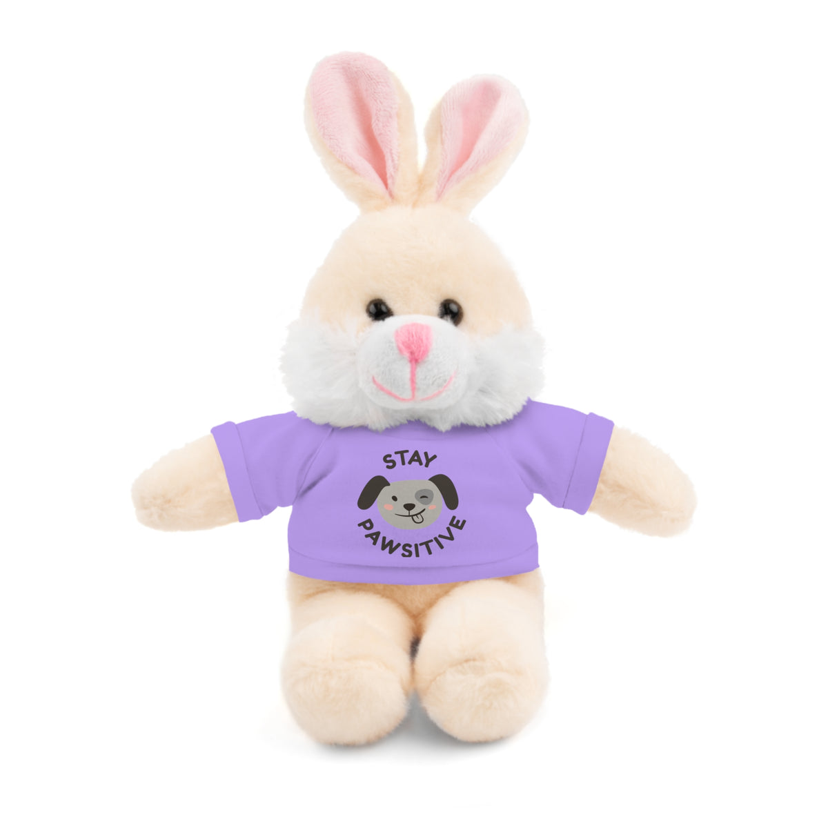 Stay Pawsitive Stuffed Animal | Cute Positive Encouragement Gift