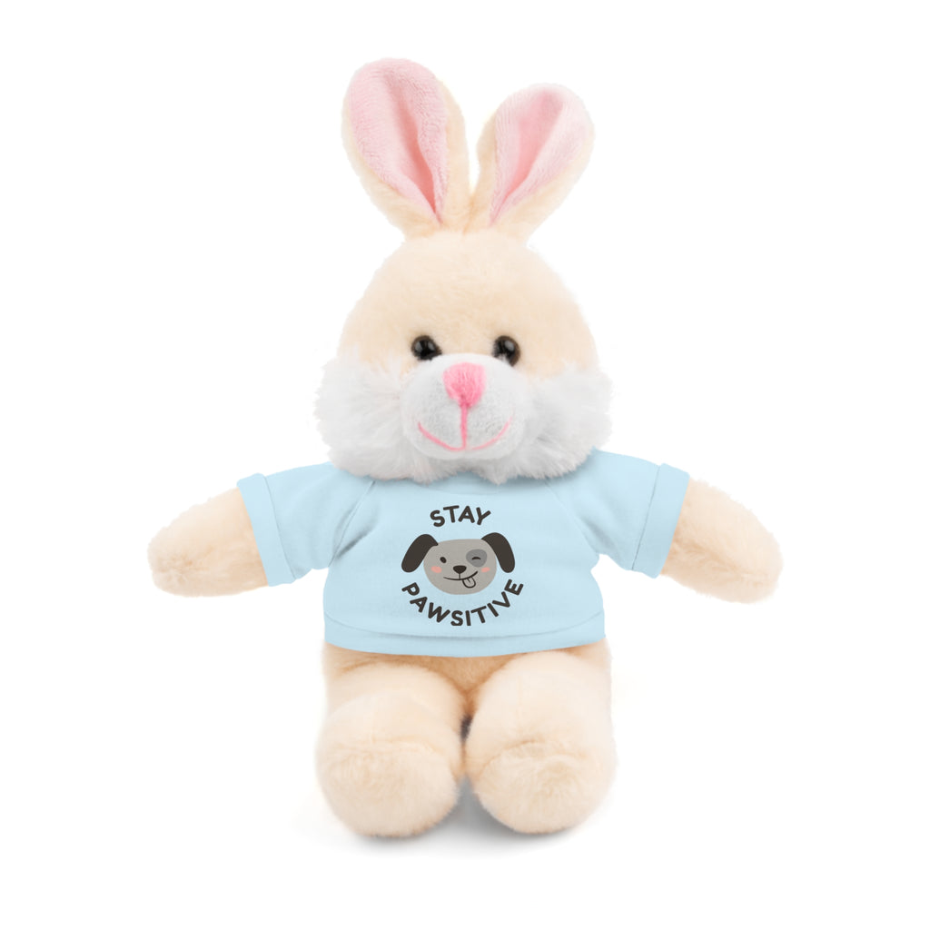 Stay Pawsitive Stuffed Animal | Cute Positive Encouragement Gift