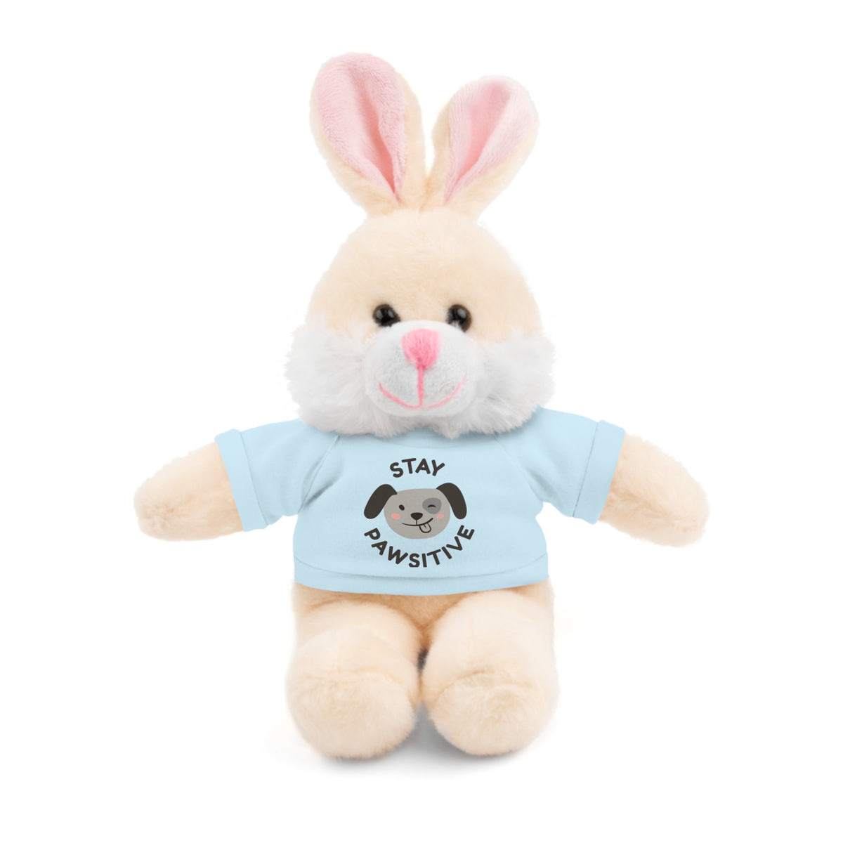 Stay Pawsitive Stuffed Animal | Cute Positive Encouragement Gift