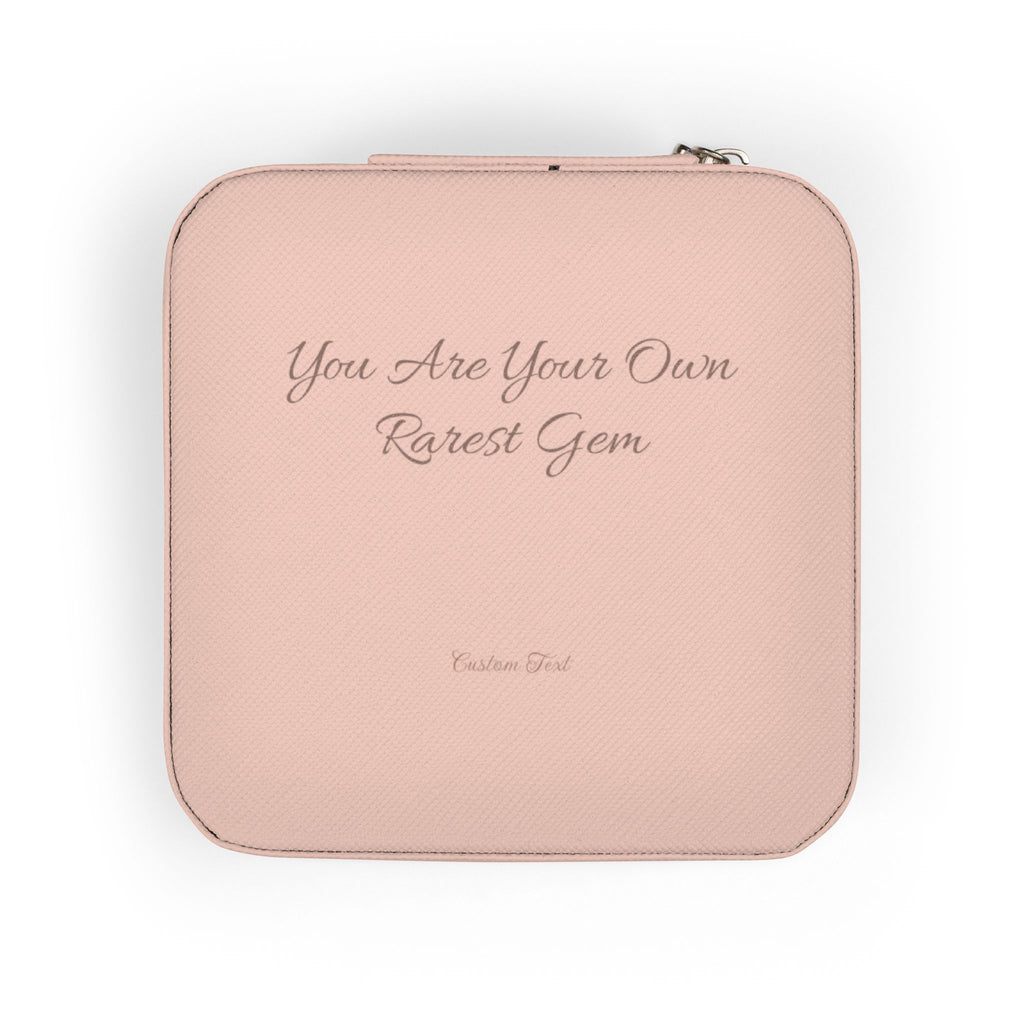 You Are Your Own Rarest Gem Jewelry Case | Personalized Travel Jewelry Box