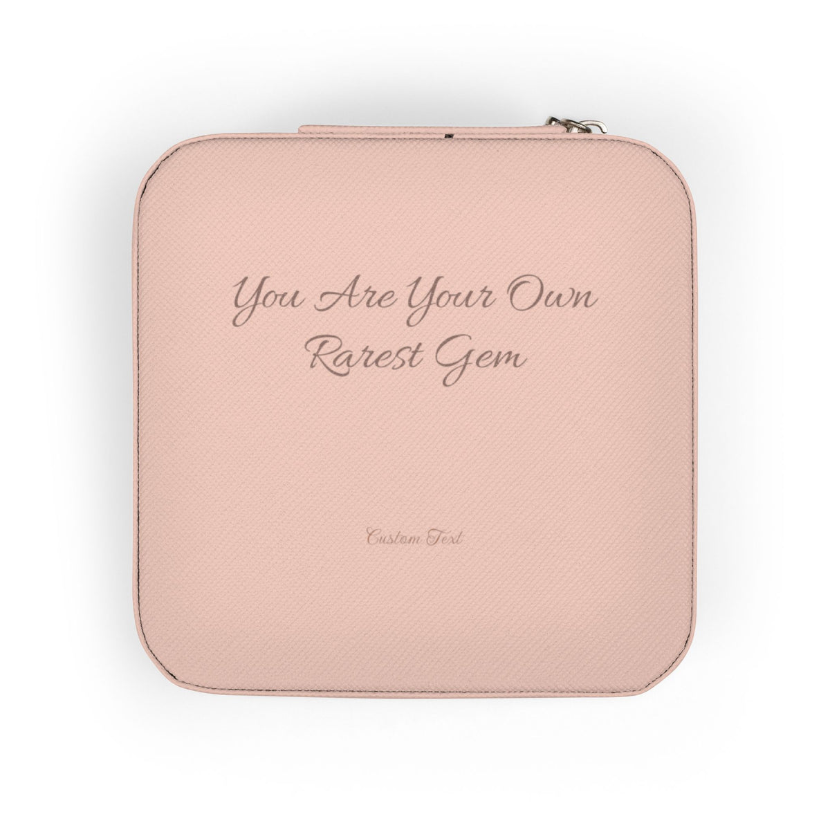 You Are Your Own Rarest Gem Jewelry Case | Personalized Travel Jewelry Box