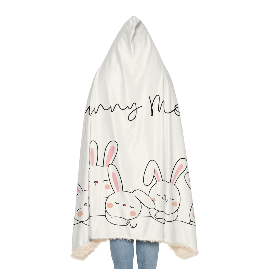 Bunny Mom Hooded Blanket | Cozy Rabbit Lover Gift