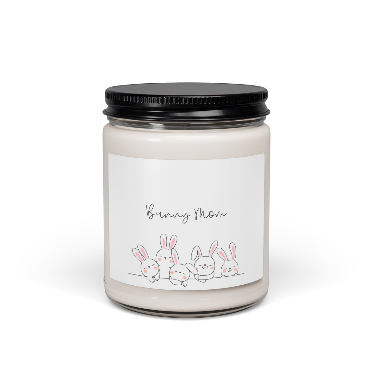 Bunny Mom Scented Soy Candle | Cozy Rabbit Lover Gift