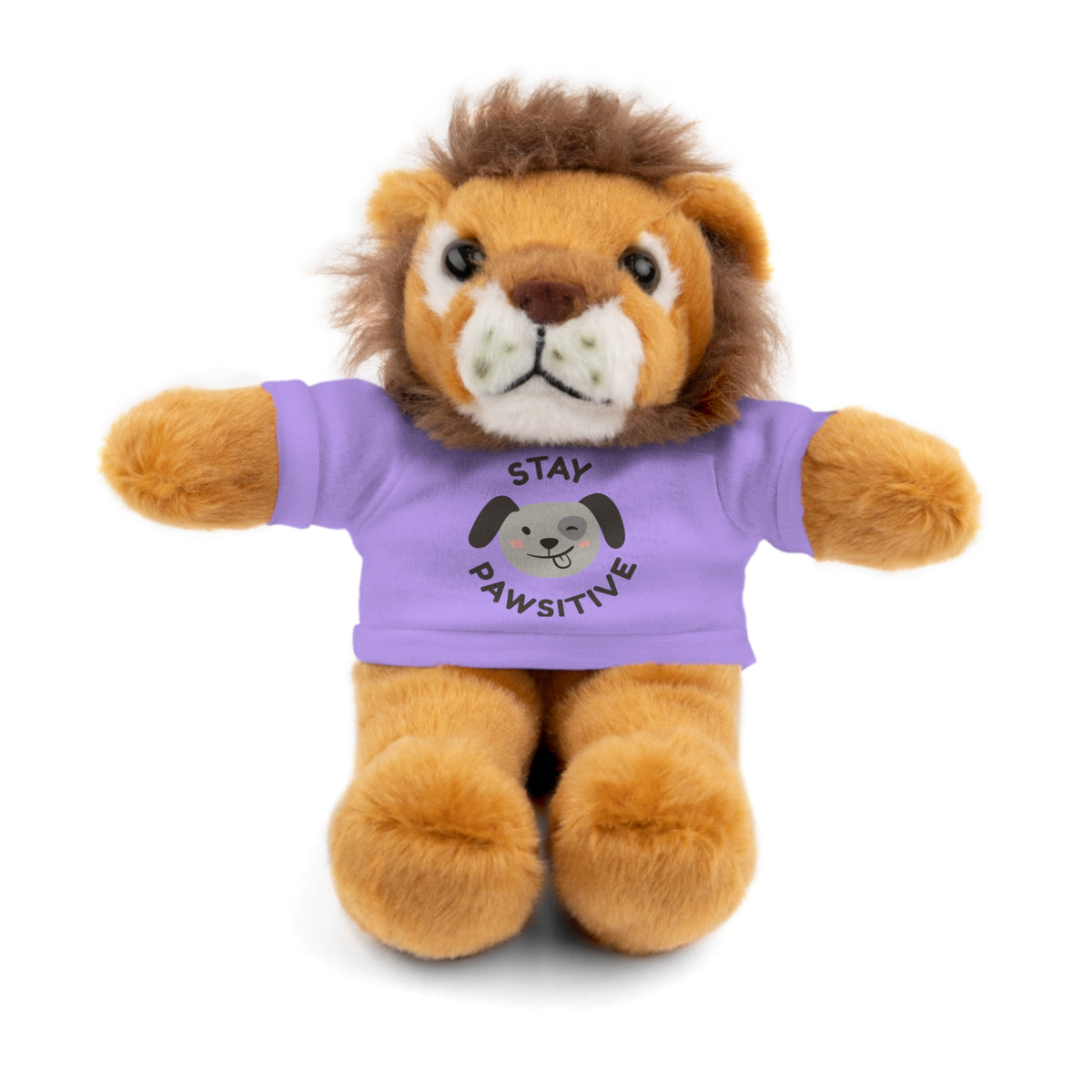 Stay Pawsitive Stuffed Animal | Cute Positive Encouragement Gift