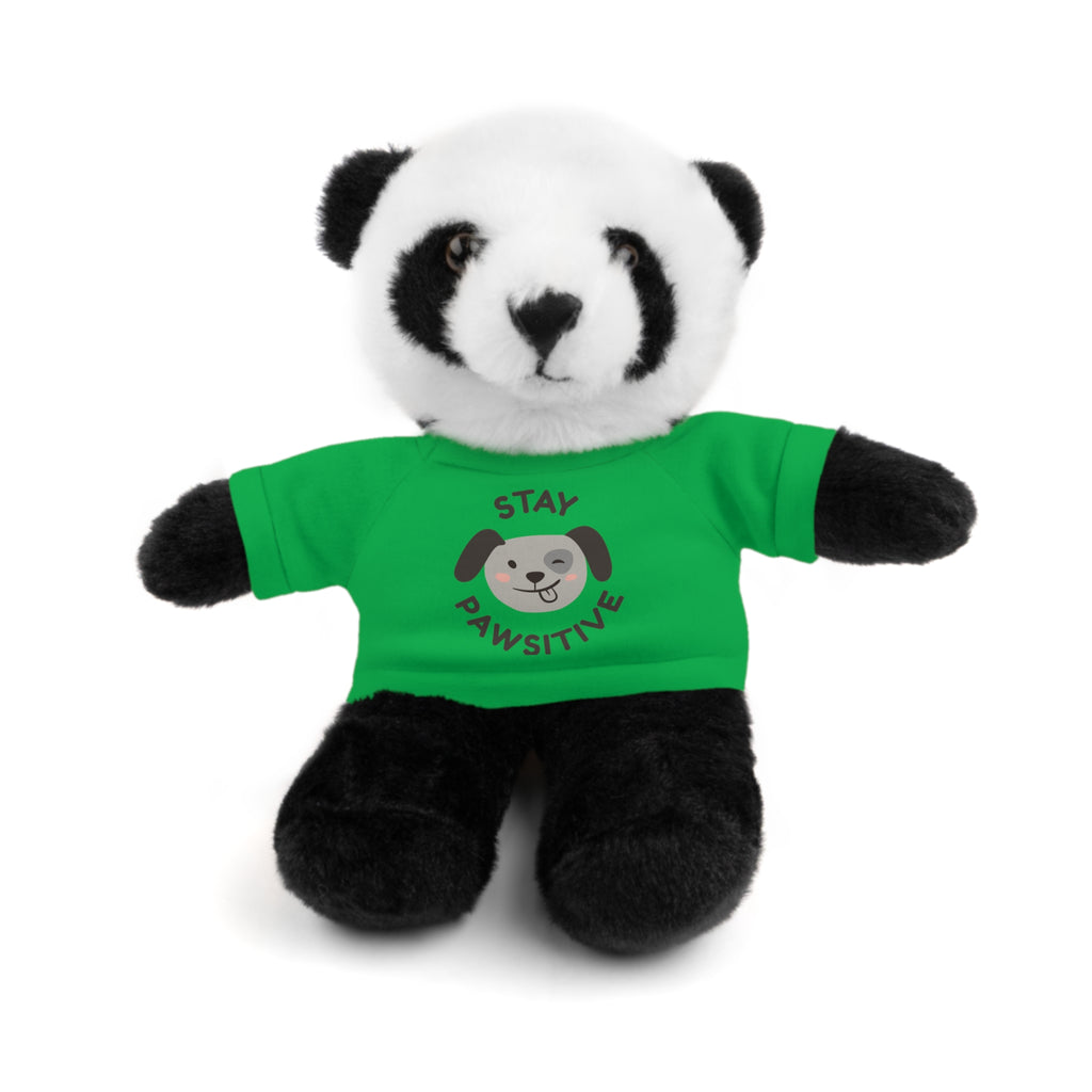 Stay Pawsitive Stuffed Animal | Cute Positive Encouragement Gift