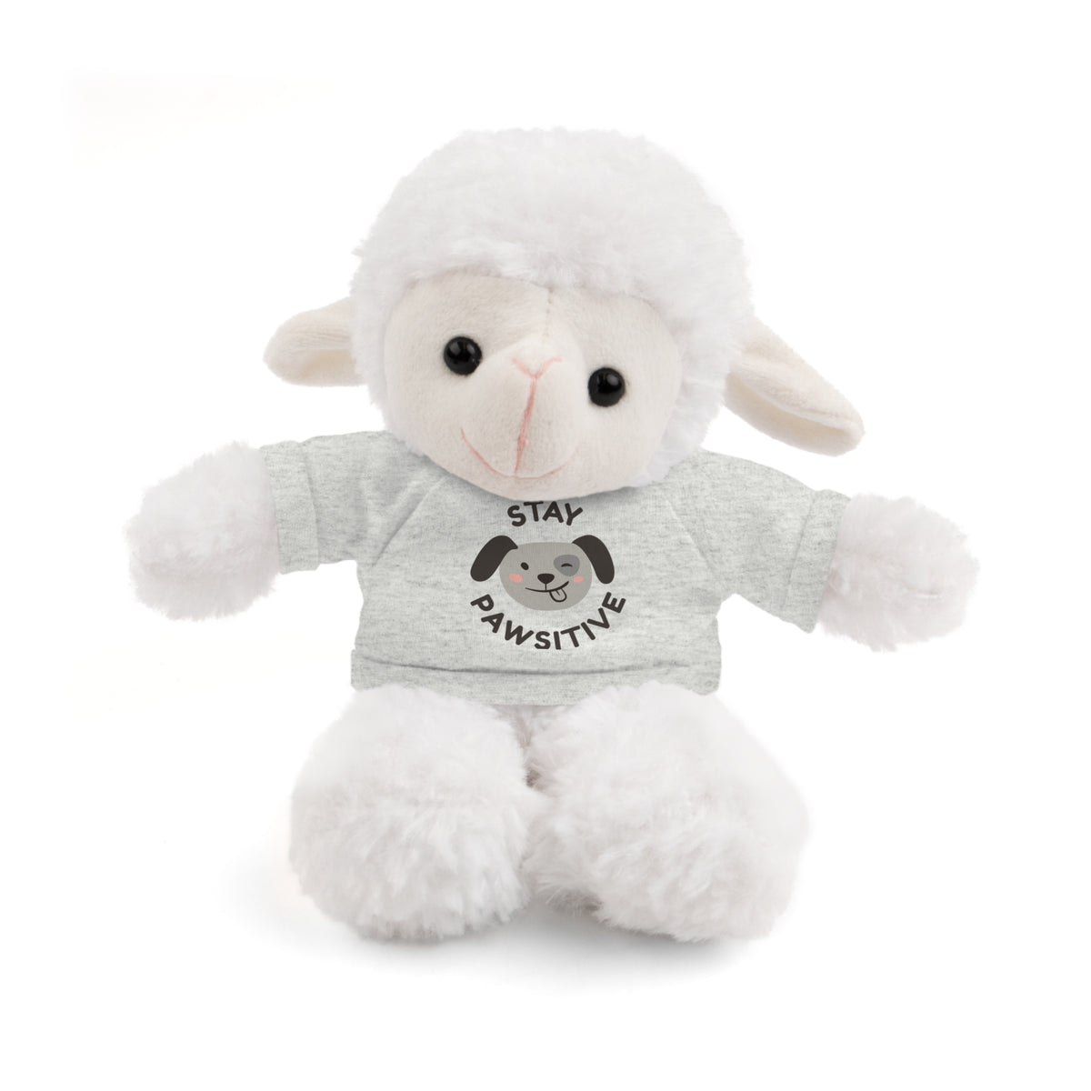 Stay Pawsitive Stuffed Animal | Cute Positive Encouragement Gift