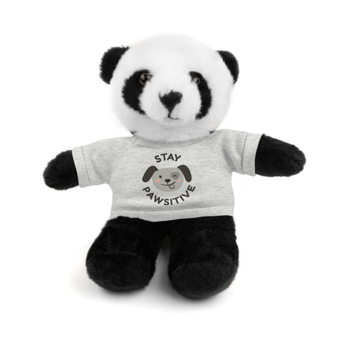 Stay Pawsitive Stuffed Animal | Cute Positive Encouragement Gift