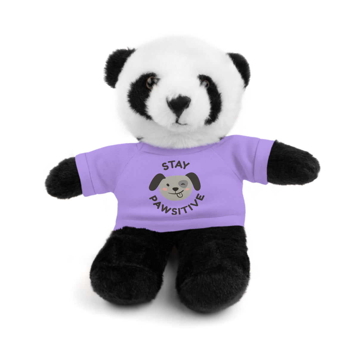 Stay Pawsitive Stuffed Animal | Cute Positive Encouragement Gift