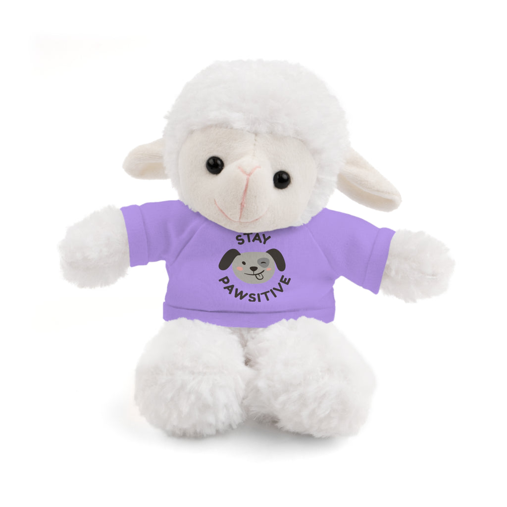 Stay Pawsitive Stuffed Animal | Cute Positive Encouragement Gift