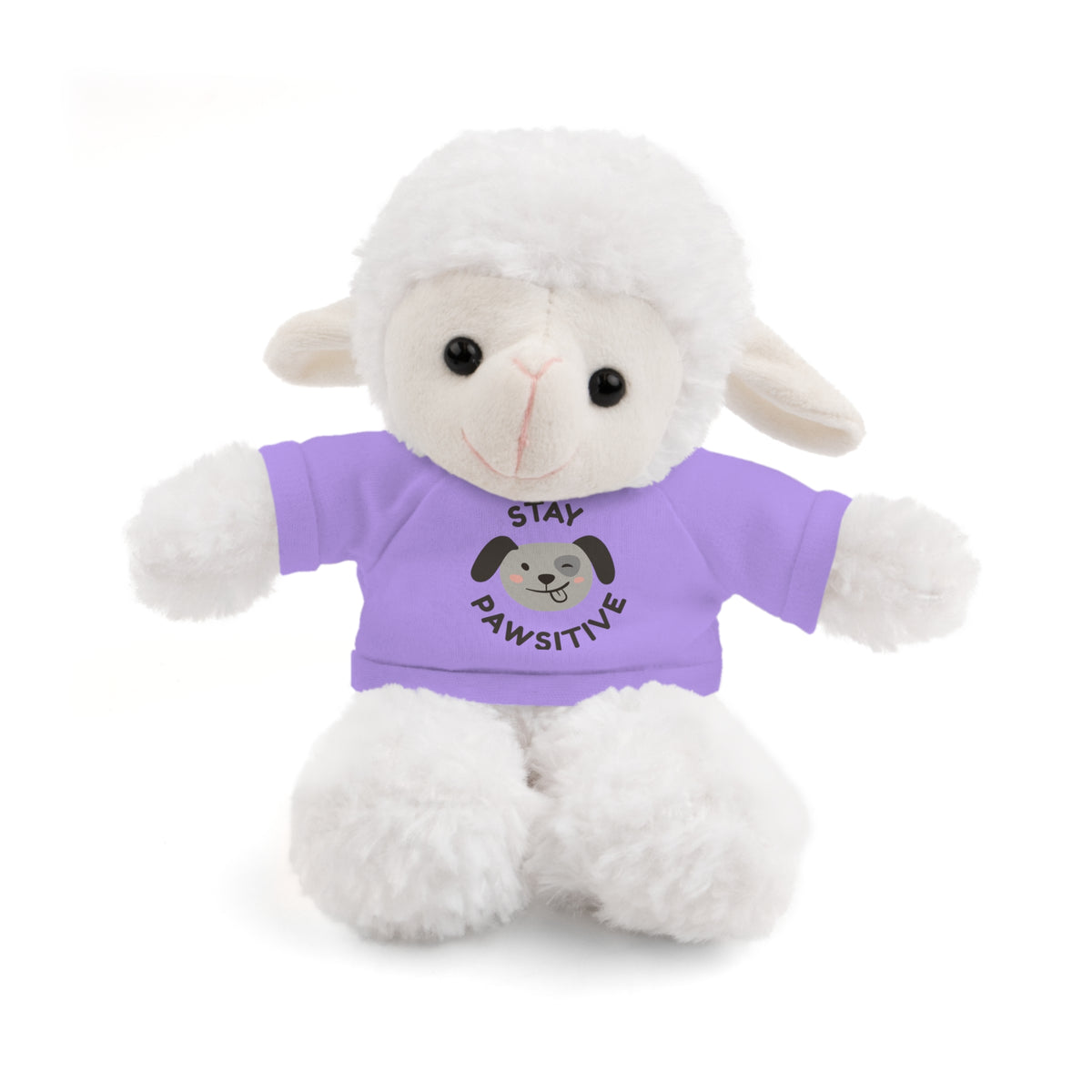 Stay Pawsitive Stuffed Animal | Cute Positive Encouragement Gift
