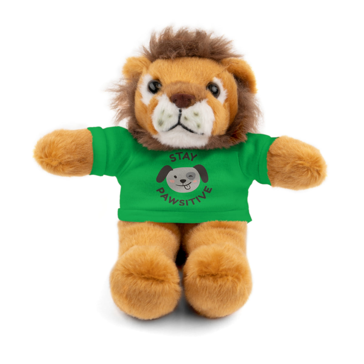 Stay Pawsitive Stuffed Animal | Cute Positive Encouragement Gift