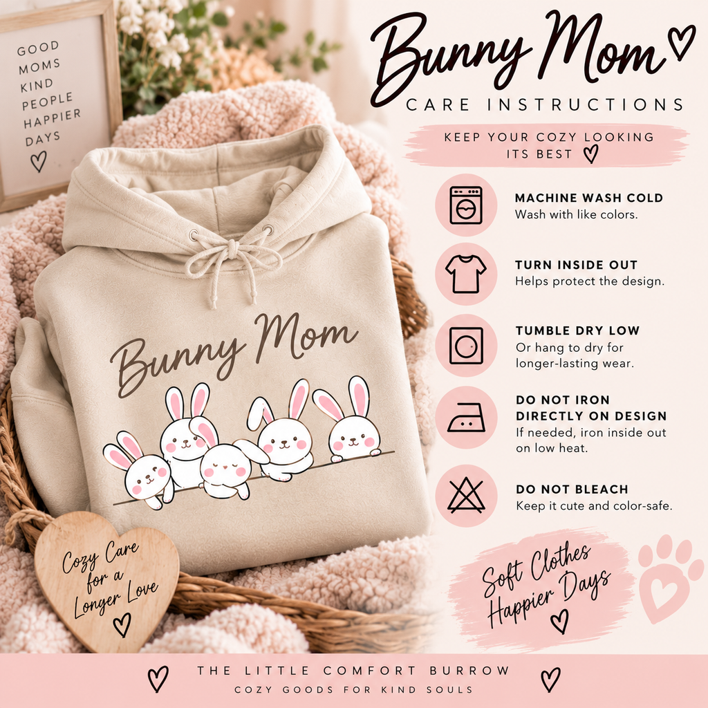 Bunny Mom Sweatshirt | Cozy Rabbit Lover Crewneck