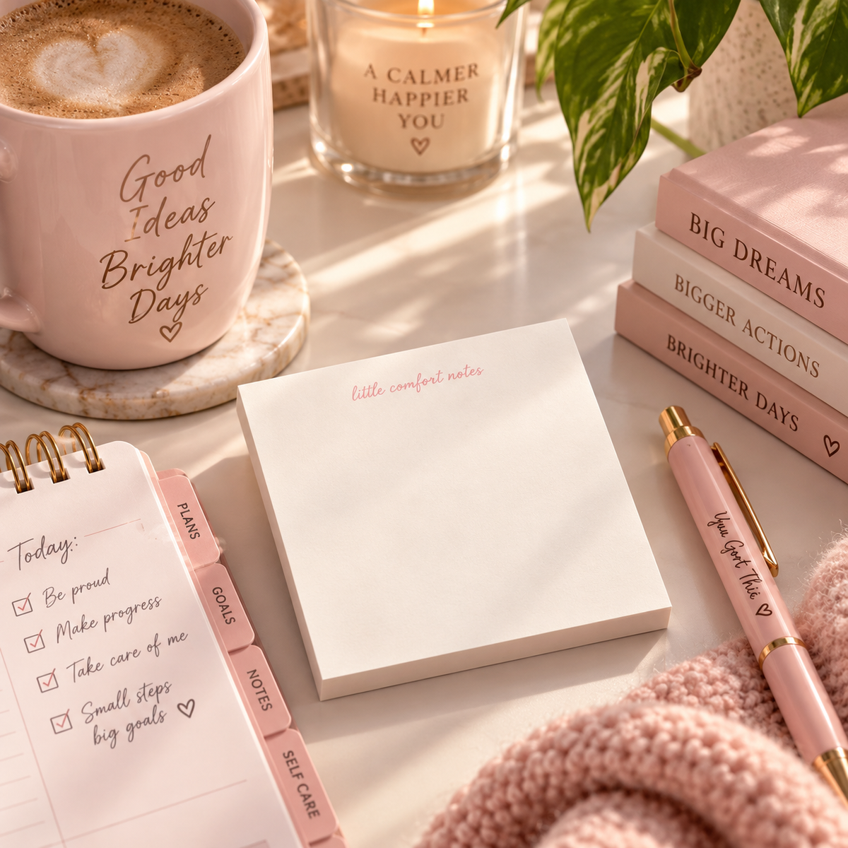 Little Comfort Notes Post-it® Pad | Cute Bunny Sticky Notes