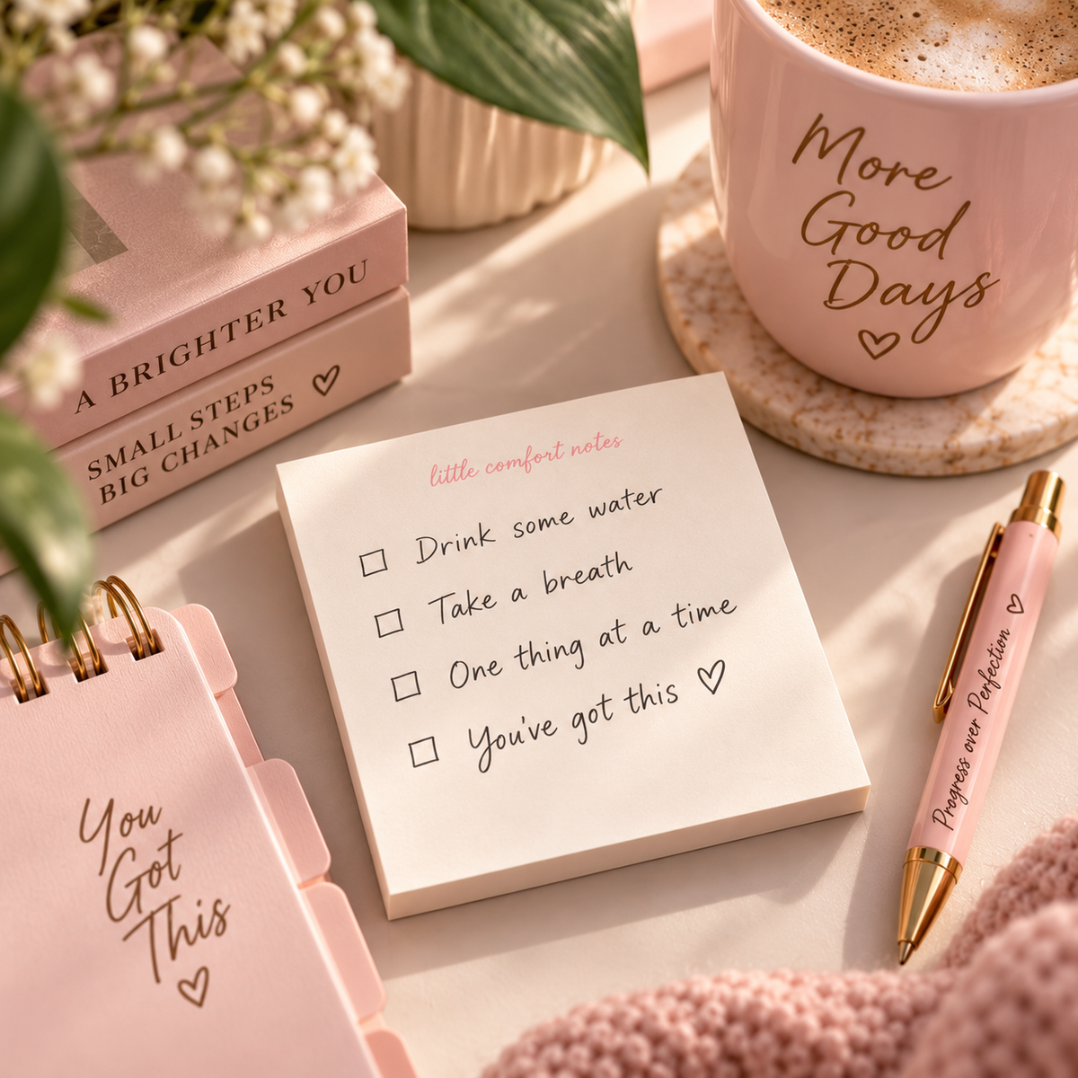 Little Comfort Notes Post-it® Pad | Cute Bunny Sticky Notes